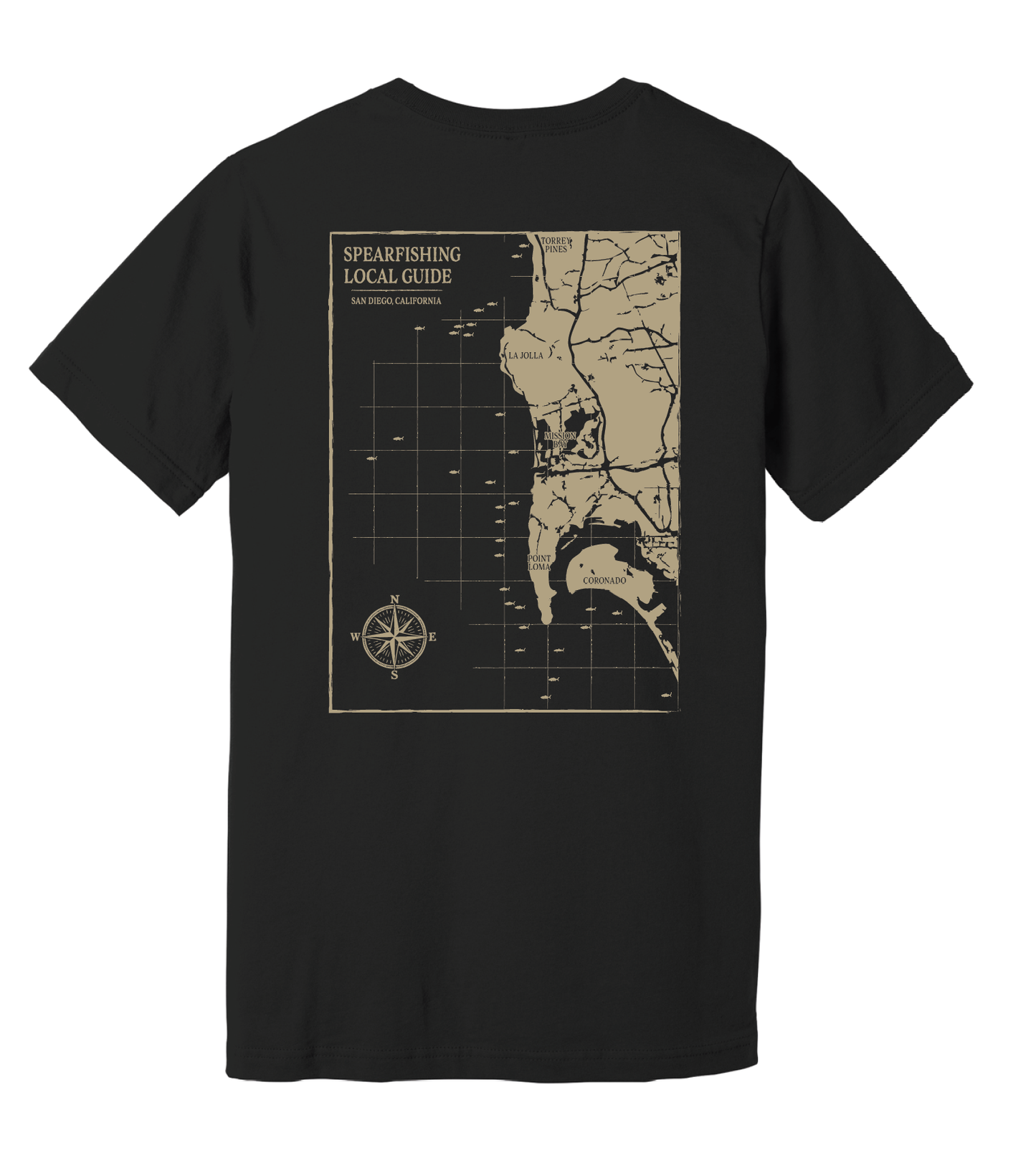 Map | Cool Lightweight Deck Tee