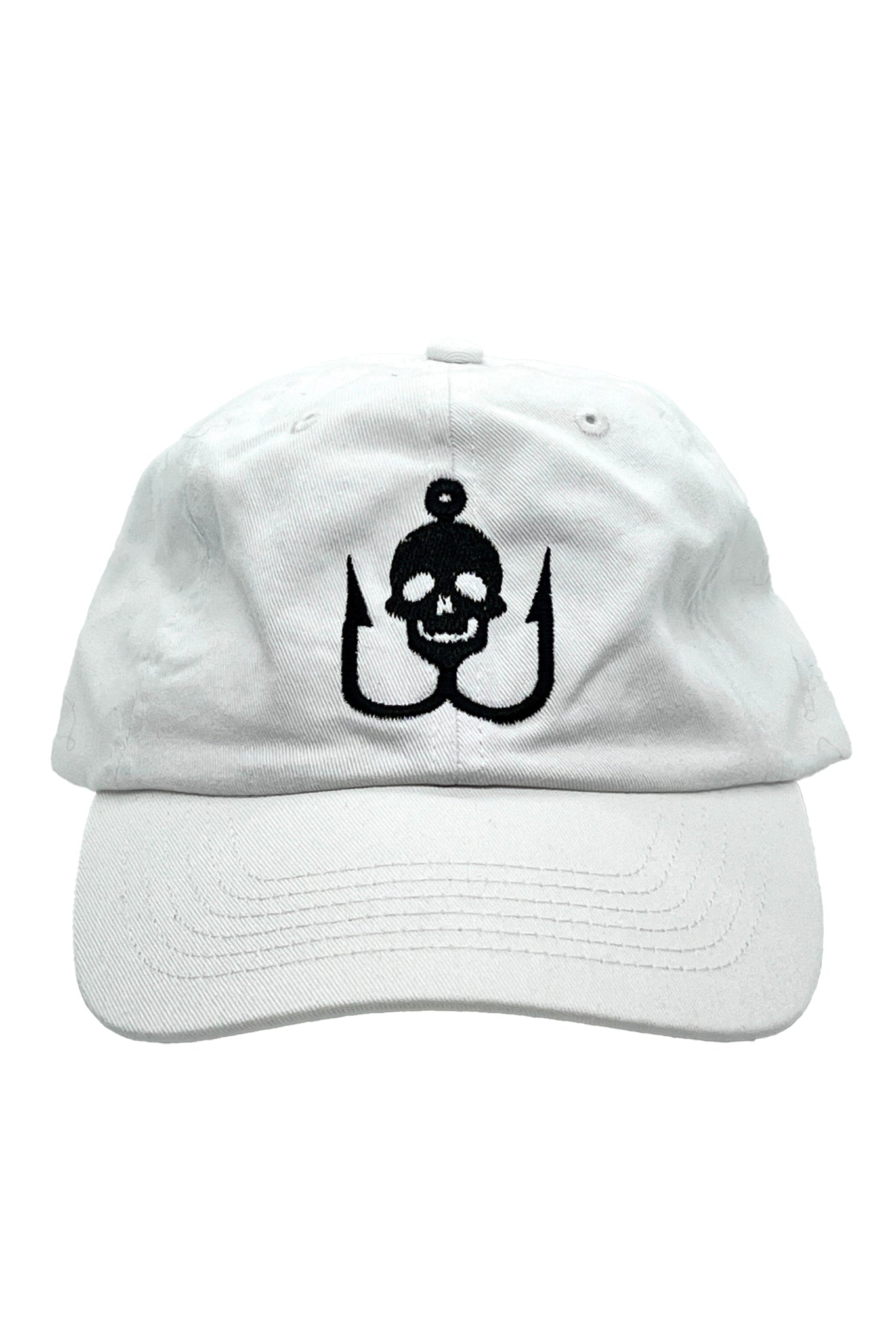 Black Flag Dad Hat - White - SaltBorne
