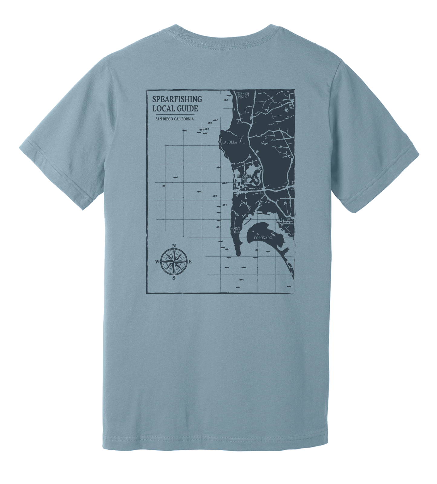 Map | Cool Lightweight Deck Tee