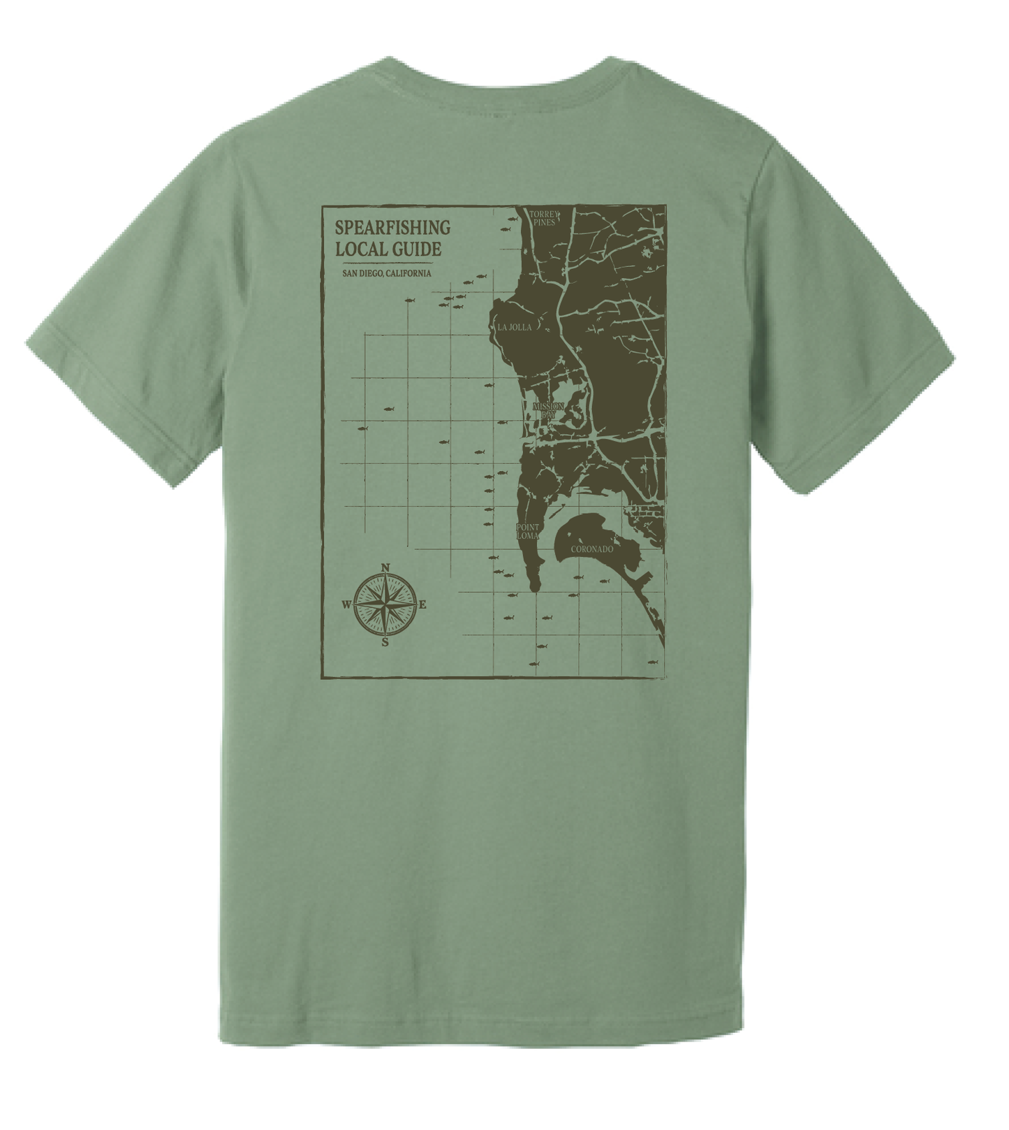 Map | Cool Lightweight Deck Tee