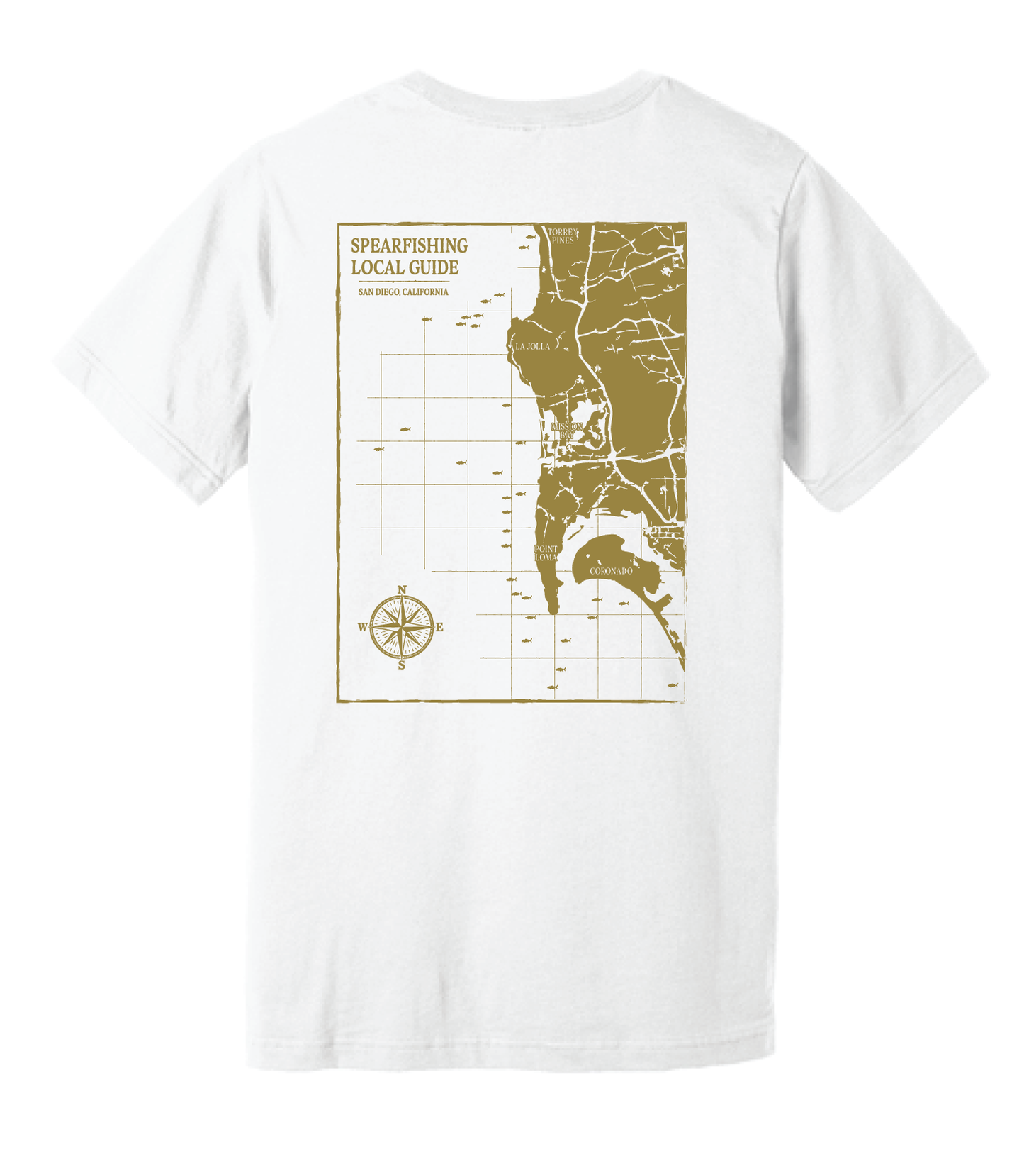 Map | Cool Lightweight Deck Tee