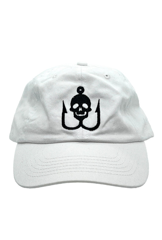 Black Flag Dad Hat - White - SaltBorne