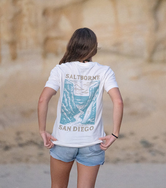 San Diego Bluffs Tee - SaltBorne