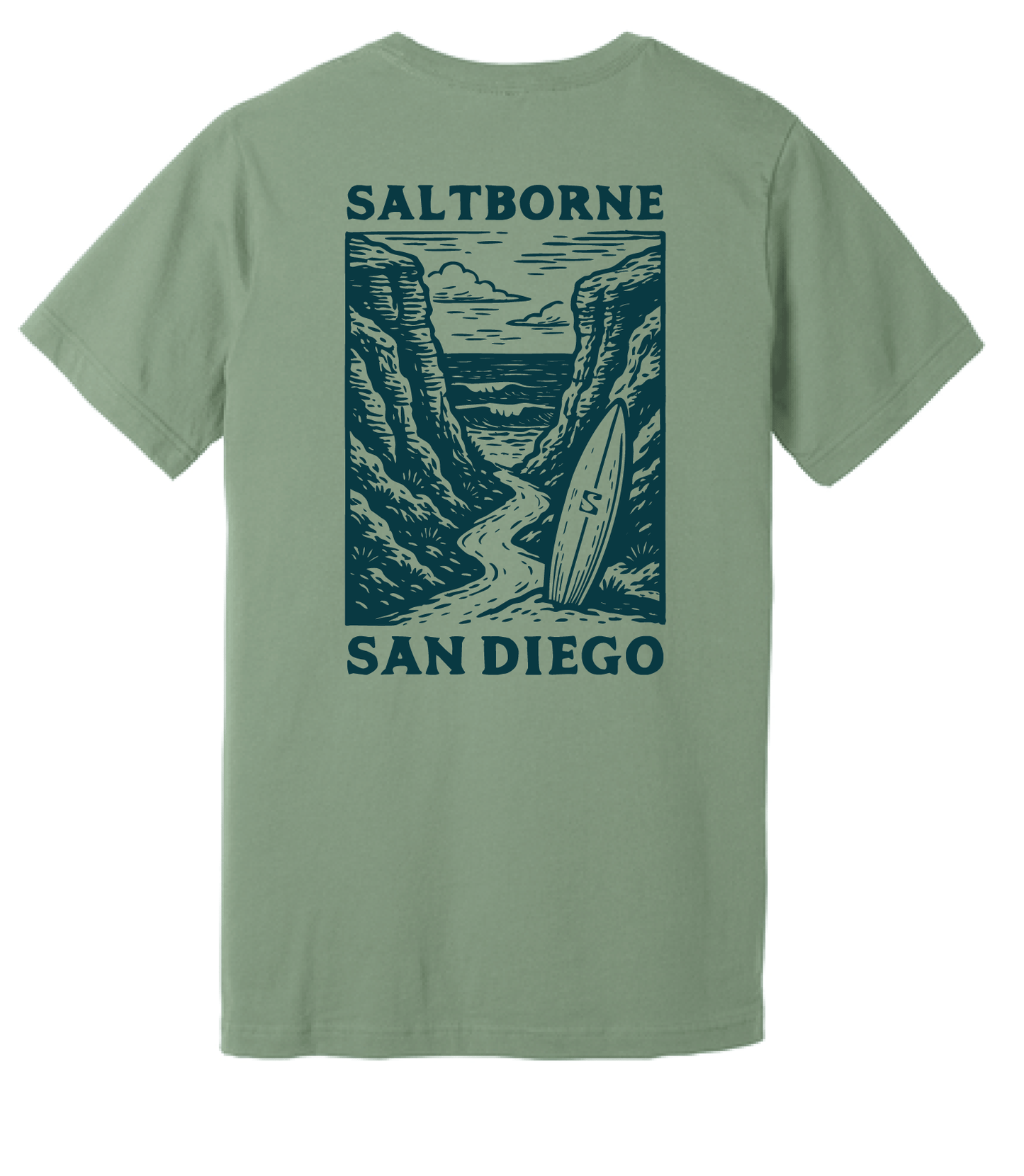 San Diego Bluffs Tee - SaltBorne