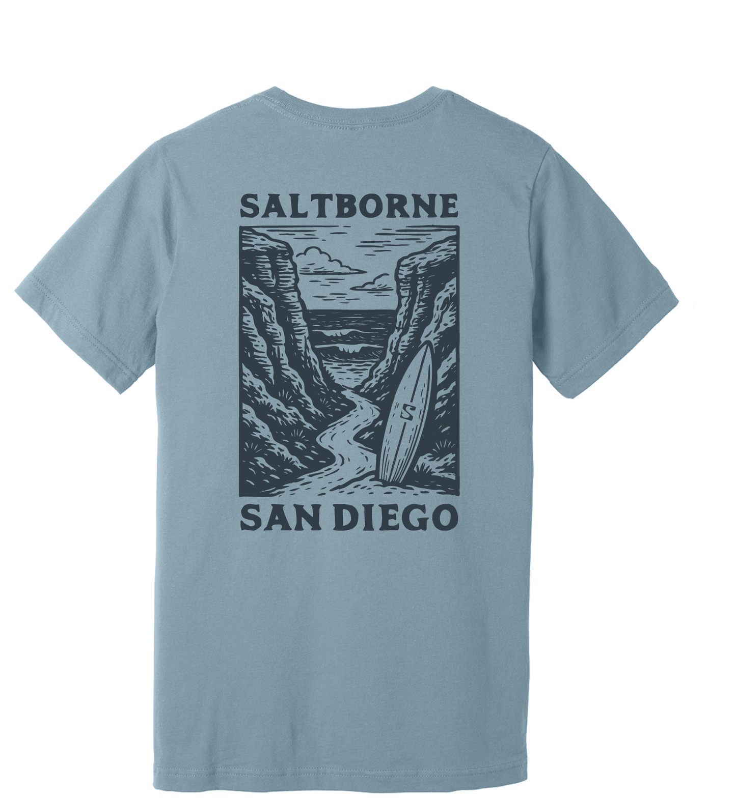 San Diego Bluffs Tee - SaltBorne