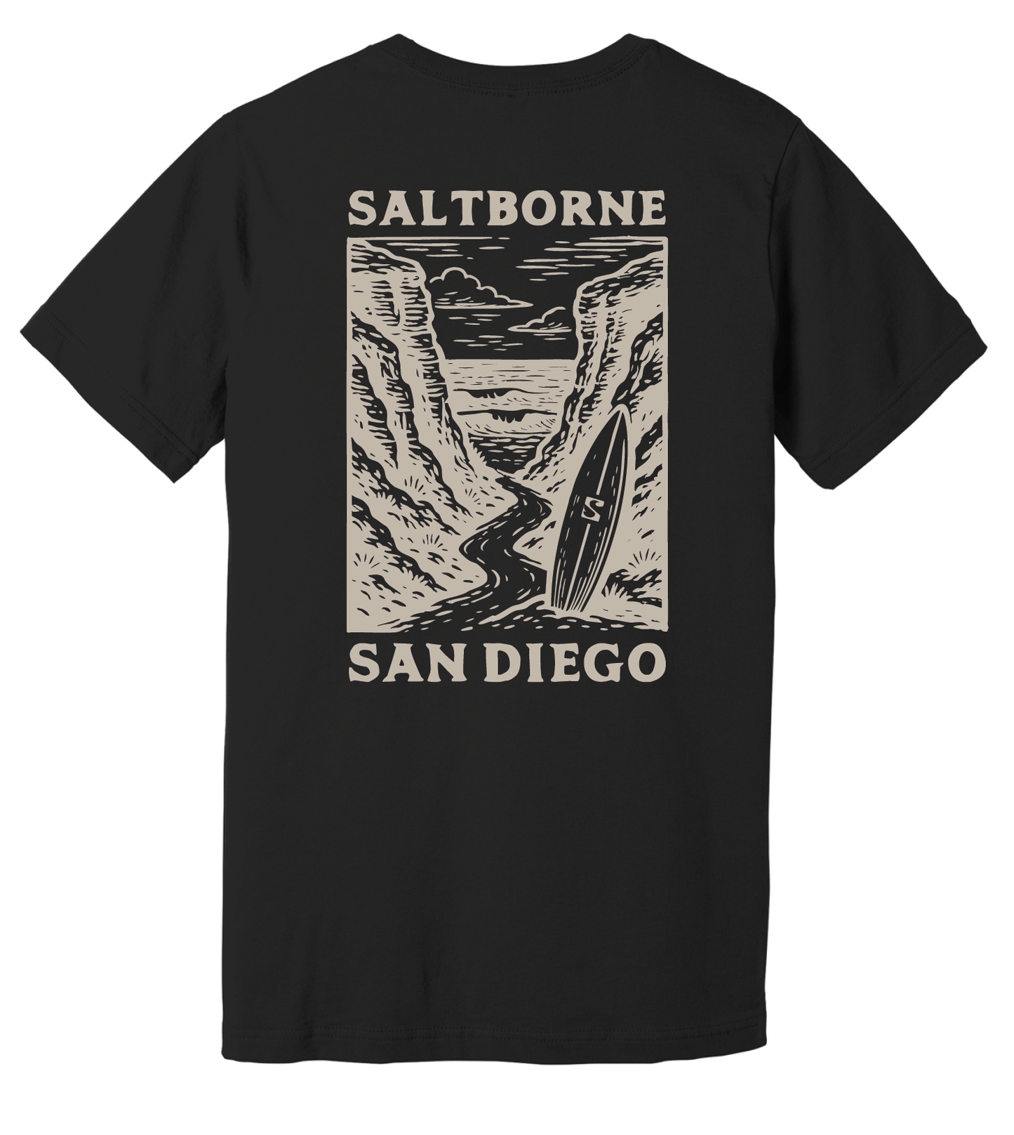 San Diego Bluffs Tee - SaltBorne