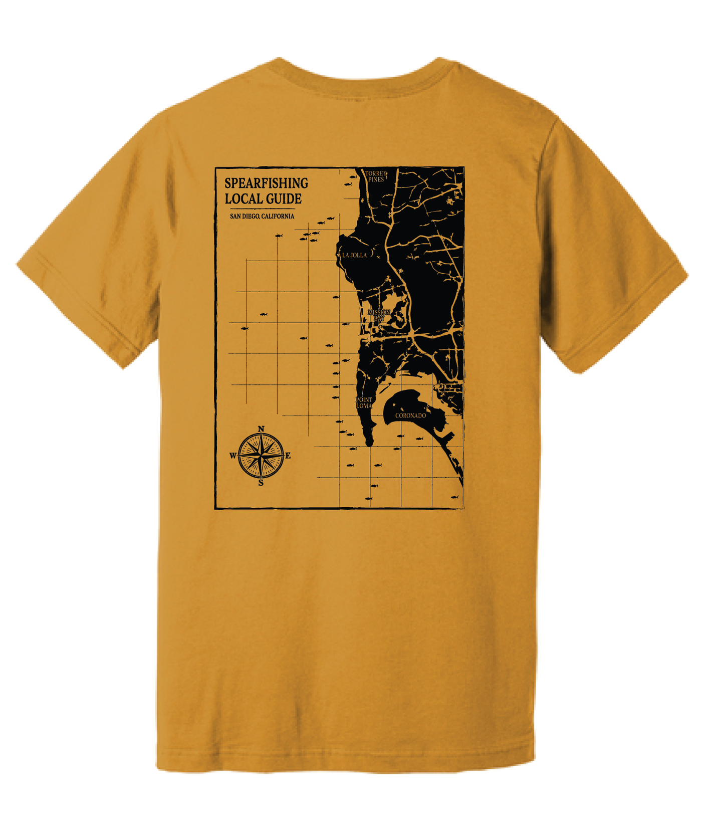 Map | Cool Lightweight Deck Tee